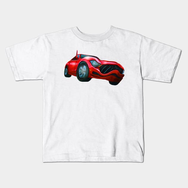 Road Rage for Cars Kids T-Shirt by MelissaJBarrett